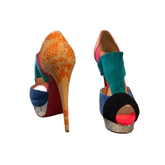 Christian Louboutin Python Fresh Heels (Special Edition) - Picture 5 of 6